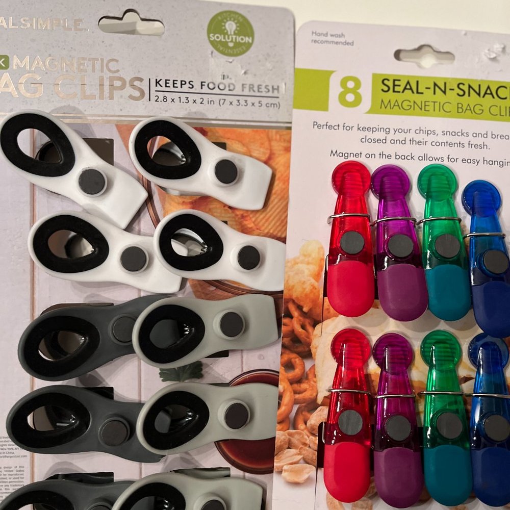 Magnetic Chip‎ Clups - 2 Sets / 18 clips total (new)